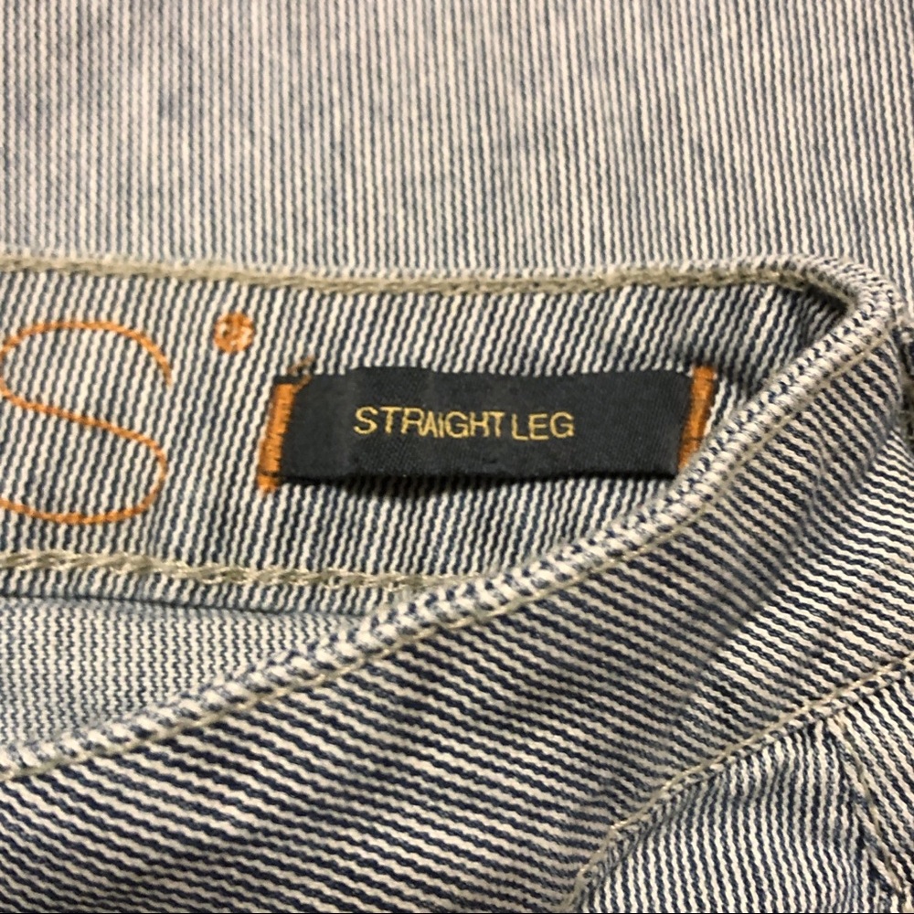 Stripe Straight Leg Jeggings - Picture 7 of 8
